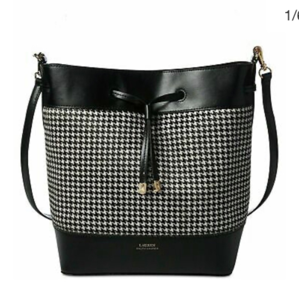 Ralph Lauren Dryden Debby II Calf Hair Bucket Bag